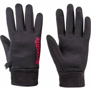 Meatfly дамски ръкавици Ladies Powerstretch Black Pink Meatfly | Cheren | ЖЕНИ | L