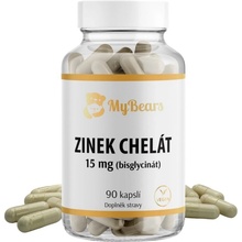 MyBears Zinek chelát 15 mg bisglycinát 90 kapslí