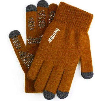 Зимни ръкавици за тъч екрани S/M размер - iWinter Gloves Touch Unisex Size S/M (оранжев)