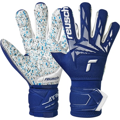 Reusch Attrakt Freegel Fusion Ortho-Tec modrá/bílá UK 10,5