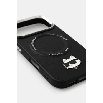 KARL LAGERFELD Кейс за телефон Karl Lagerfeld iPhone 17 Pro (KLHMP17LPSMLRCHK)