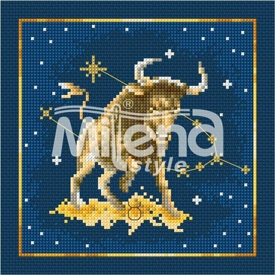 Milena Style Зодия Телец - гоблен със схема конци Ariadna