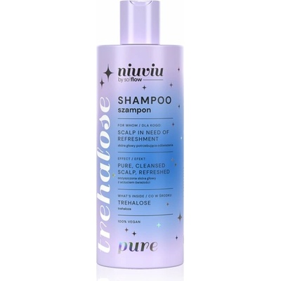 so!flow PURE Deeply Cleansing Hair Shampoo With Trehalose čistiaci šampón pre mastnú pokožku hlavy 300 ml