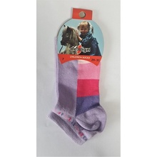 Design Socks Detské kotníkové ponožky SPORT fialová