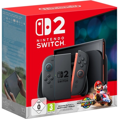 Switch 2 + Mario Kart World Bundle Портативна игрова конзола (CON.NS2-0004)