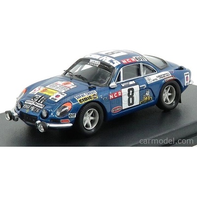 Trofeu Renault Alpine A110 N 8 Rally Du Maroc 1974 Tahitien G.de Warren modrá Met 1:43