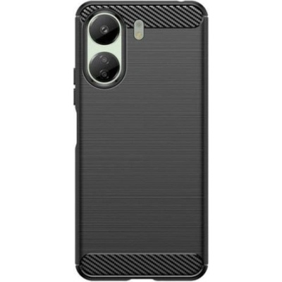 Mobi-Fon Силиконов кейс MBX Carbon, За Xiaomi Redmi 13C 4G, Черен (XMI-RDM13C-005)