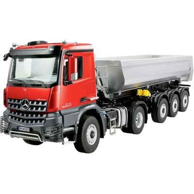 Amewi 22695 Mercedes-Benz Arocs Sattelzug mit Kippauflieger 1:14 elektrický RC funkční model RtR se světelným efektem, se zvukovou funkcí, vč. akumulátorů a nabíječky
