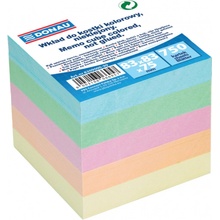 Donau Poznámkový papír náhradní, nelepený, mix barev 83 x 83 mm