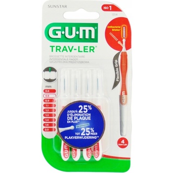 G.U.M Trav-Ler medzizubné kefky 0,8 mm 4 ks