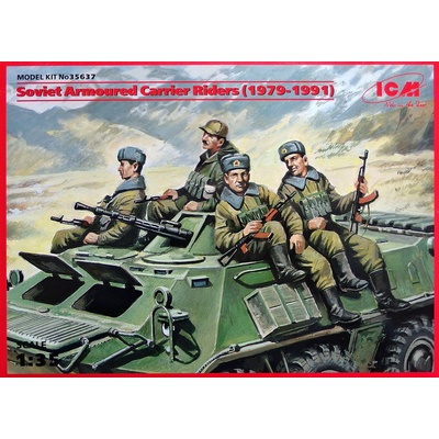 ICM Soviet Armored Carrier Riders 1979 91 4 fig 1:35