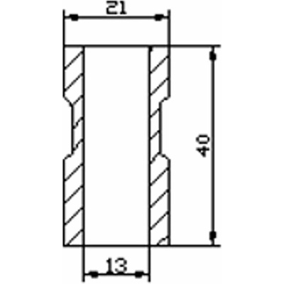 PUIG Adaptér na zpětné zrcátko PUIG 9662N černý to bar end