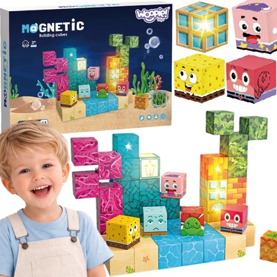 Woopie magnetické kocky oceán 54 ks