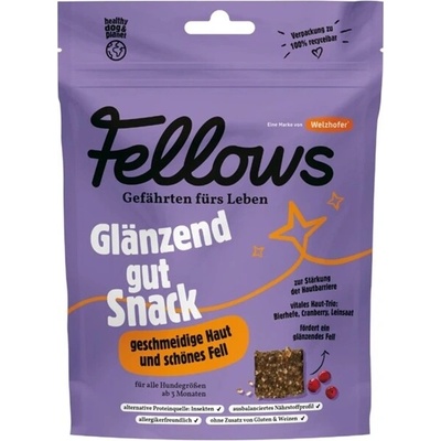 Fellows Glänzend hmyzie maškrty na podporu srsti a kože 125 g