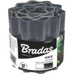 BRADAS ЛЕНТА ОГРАНИЧИТЕЛ ЗА ТРЕВА 9м x 10см СИВА (OBFGY0910)
