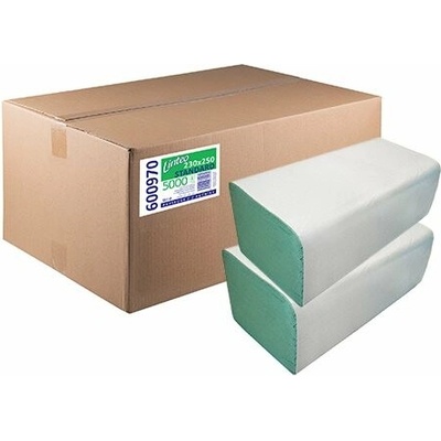 Linteo ZZ Standard 5000 jednovrstvové zelené 20 x 250 ks kartón
