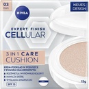 Nivea Expert Finish Cellular 3v1 ošetrujúci tónovaný krémový make-up v hubke 03 Dark 15 g