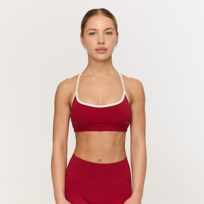 GymBeam Спортен сутиен Varsity Red XS