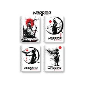 Black and White Тетрадка със спирала Warrior A4 60 листа