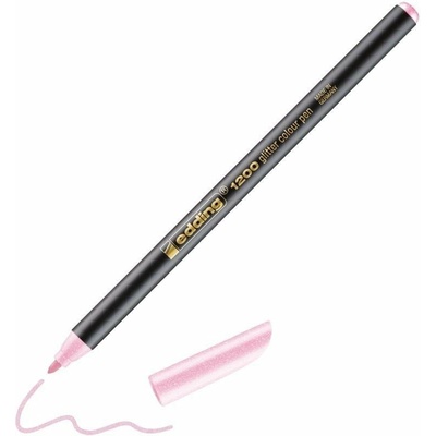 Edding 1200 glitter pastelově fialová