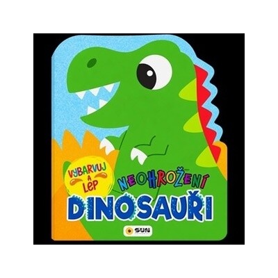 Neohrožení dinosauři - Vybarvuj a lep - SUN
