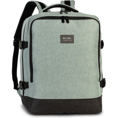 Bestway Batoh Cabin Pro Small Ryanair a Wizz Air šedozelená 24 l 40x30x20 cm