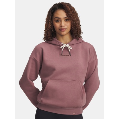 Under Armour Дамски суитшърт Under Armour Pjt Rck Icon Hoodie-MRN Under Armour | Cherven | ЖЕНИ | M