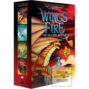 Wings of Fire Graphix Paperback Box Set Books 1-4