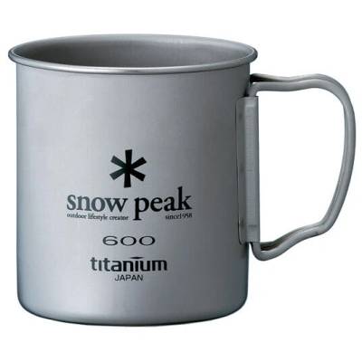 Чаша Snow peak Titanium Single Cup - Grey - размер 600 ml (532-0055-600)