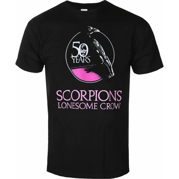 NNM мъжка тениска Scorpions - Lonesome Crow 50 Years - Черен - 14355600