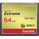Pamäťové karty SanDisk CompactFlash Extreme 64GB UDMA7 SDCFXSB-064G-G46