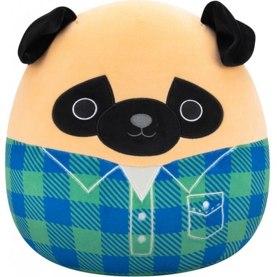 Squishmallows Mops ve flanelové košili Prince 30 cm