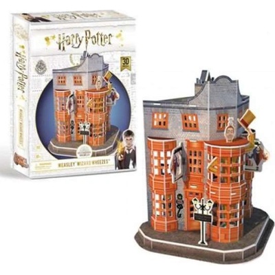 Alltoys 3D puzzle Harry Potter Šikmá ulička Weasleys’ Wizard Wheezes 78 ks