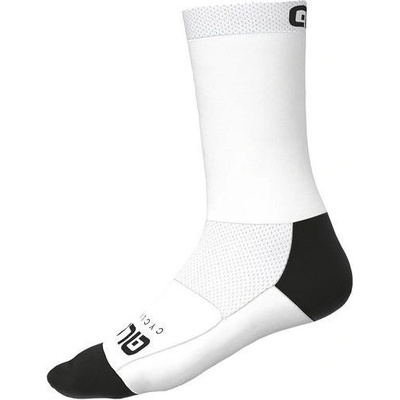 ALÉ cyklistické ponožky TEAM SOCKS H20 biele