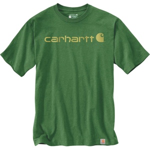Carhartt Мъжка тениска Carhartt Core Logo S/S T-shirt - Harvest Sage Heather - размер M (016-7684-1513)