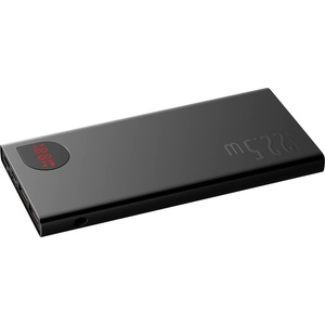 Baseus Adaman Metal външна батерия, 10000 mAh, 22.5W, черен (120293)