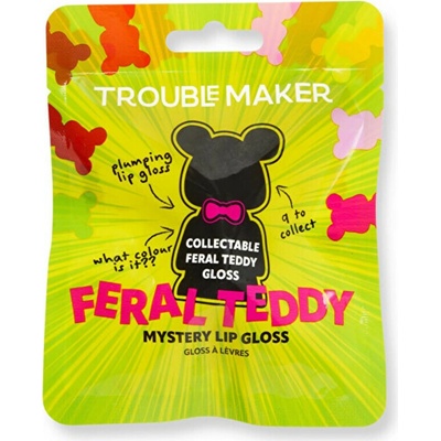 Trouble Maker Feral Teddy Mystery Plumping Lip Gloss lesk na rty se zvětšujícím efektem 1,1 ml – Sleviste.cz