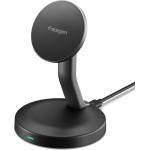 Spigen ef151ms essential magnetic magsafe БЕЗЖИЧНО ЗАРЯДНО УСТРОЙСТВО 15 w ЧЕРНО (ach10441)