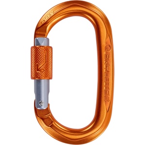Skylotec Винтов карабинер Skylotec Obx BG Screwgate carabiner - Orange / Grey - размер Brilock (322-0253-0111)