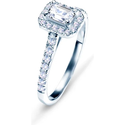 SAVICKI Годежен пръстен savicki: бяло злато, бял сапфир