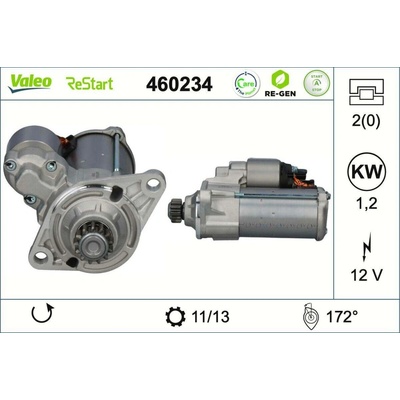 Startér VALEO 460234