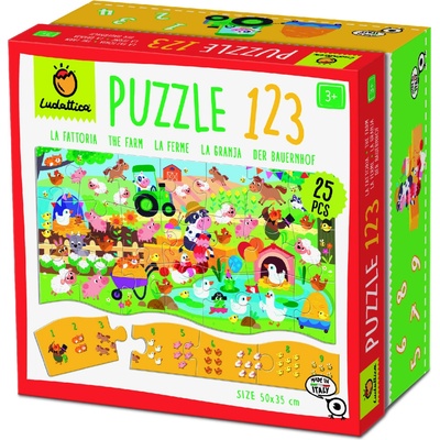LUDATTICA Farma 25 dílů s čísly