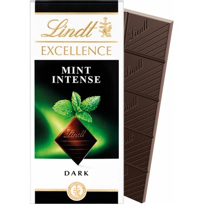 Lindt Excellence hořká s příchutí máty 100 g