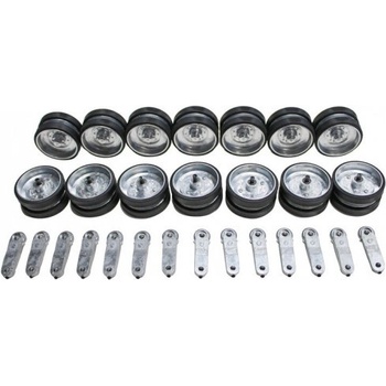 Pojazdové kolesá kovové s ramenami pre Leopard 2A6 1/16