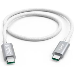 Hama Кабел за зареждане, USB-C - USB-C, 240 W, USB 3.2 Gen1, 5Gbit/s (201721) - tehnik
