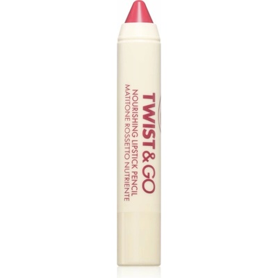 puroBIO Cosmetics Twist&Go vyživujúci rúž v ceruzke Indian Pink 2,9 g