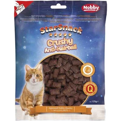 StarSnack Nobby pamlsek cat Crushy Anti Hairball bag; 125 g