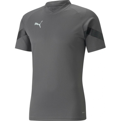 Puma pánske športové tričko teamFINAL Training Jersey sivá čierna