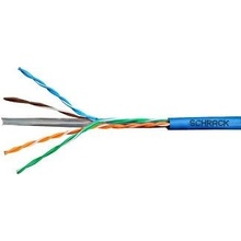 Schrack HSEKU423P4 U/UTP Cat.6 4x2xAWG24 300 MHz, PVC, Eca, 305m, modrý