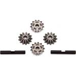 Traxxas Gear set, center differential (output gears (2)/ spider gears (4)/ spider gear s, TRX6783 (TRX6783)